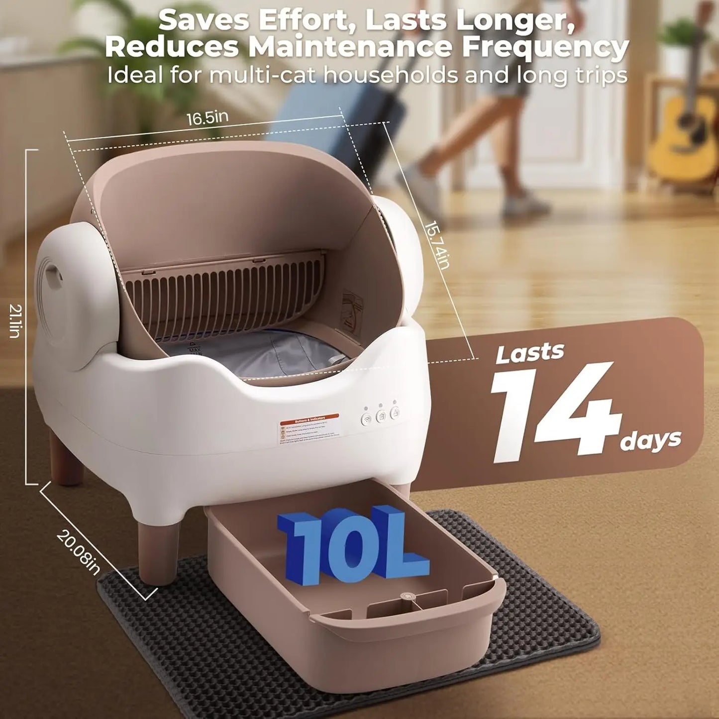 Smart Self-Cleaning Cat Litter BoxTM